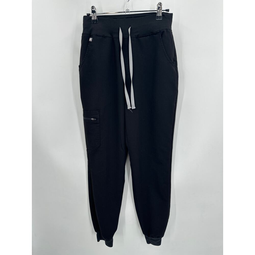 FIGS set Catarina One pocket top & Zamora Jogger Bottoms Black Size Small - Picture 5 of 8